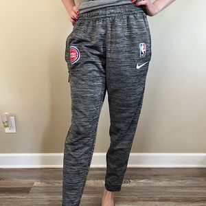 Grey Detroit Pistons sweat pants